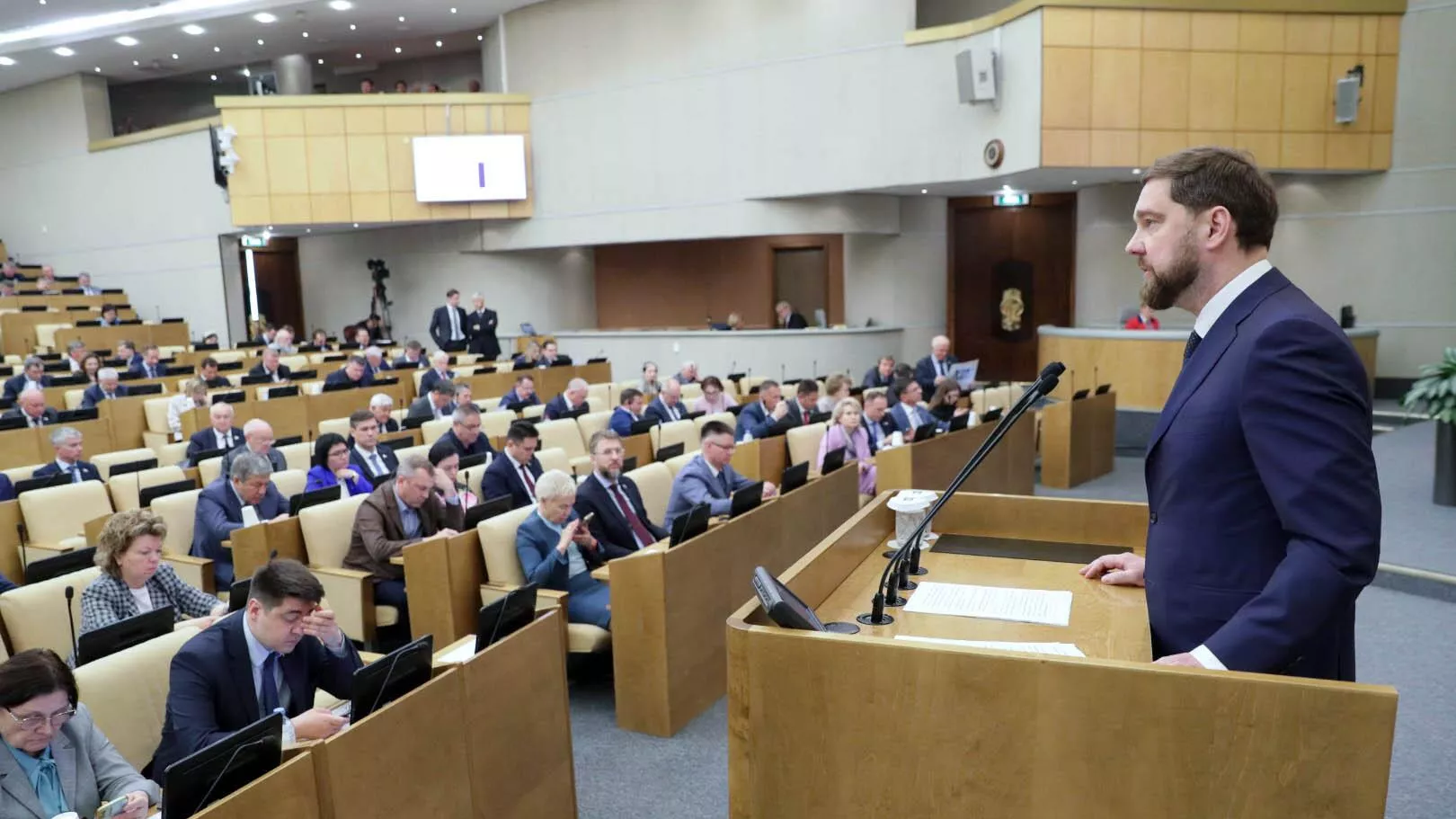 Руководитель ФАДН России Игорь Баринов во время выступления в Государственной Думе - РИА Новости, 1920, 25.05.2023