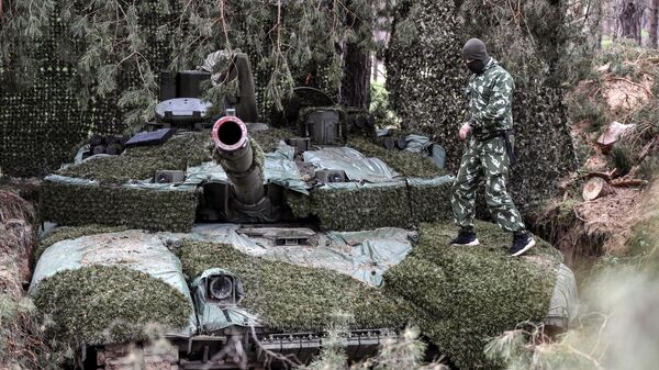 Подготовка экипажей танков Т-90 Прорыв