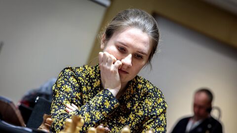 Российская шахматистка Полина Шувалова 