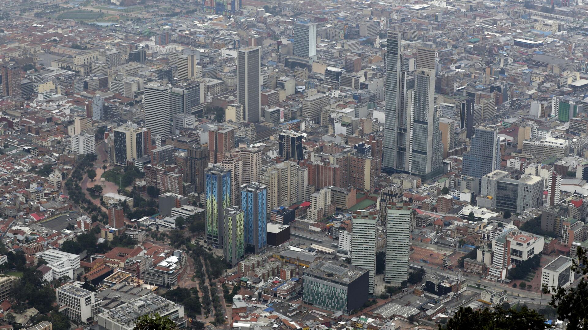 Вид на центр Боготы, Колумбия - РИА Новости, 1920, 10.05.2024