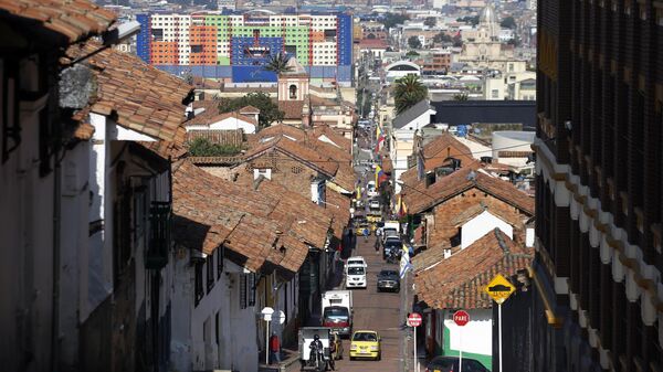 Вид на улицу в Колумбии