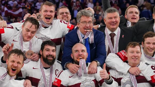 Главный тренер сборной Латвии по хоккею Харийс Витолиньш