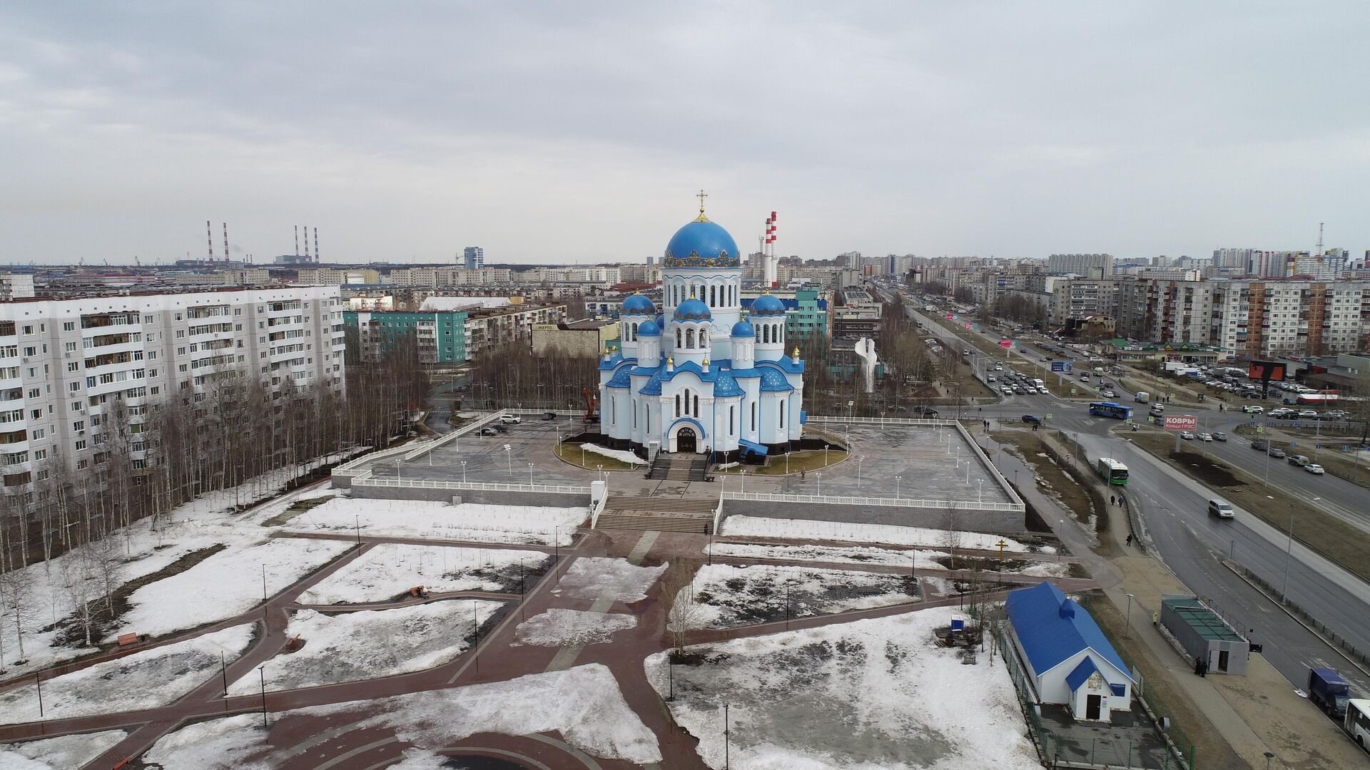 Свято-Троицкий кафедральный собор в Сургуте - РИА Новости, 1920, 30.05.2023