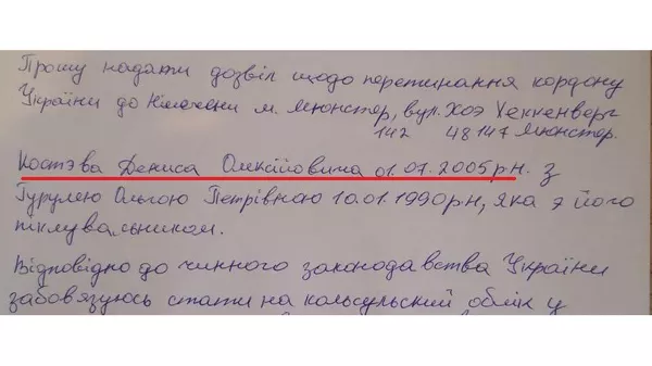Заявления гражданки Украины, которая планировала вывозить из новых регионов детей, оставшихся без попечения родителей Заявления гражданки Украины, которая планировала вывозить из новых регионов детей, оставшихся без попечения родителей