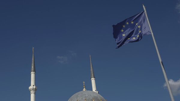 Флаг ЕС в Турции