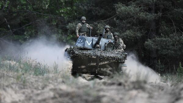 Военнослужащие ВС РФ в зоне специальной военной операции