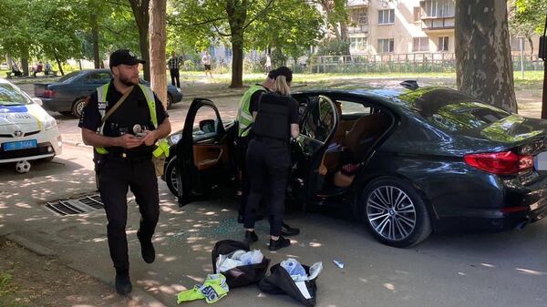 Обстрел автомобиля в Одессе 