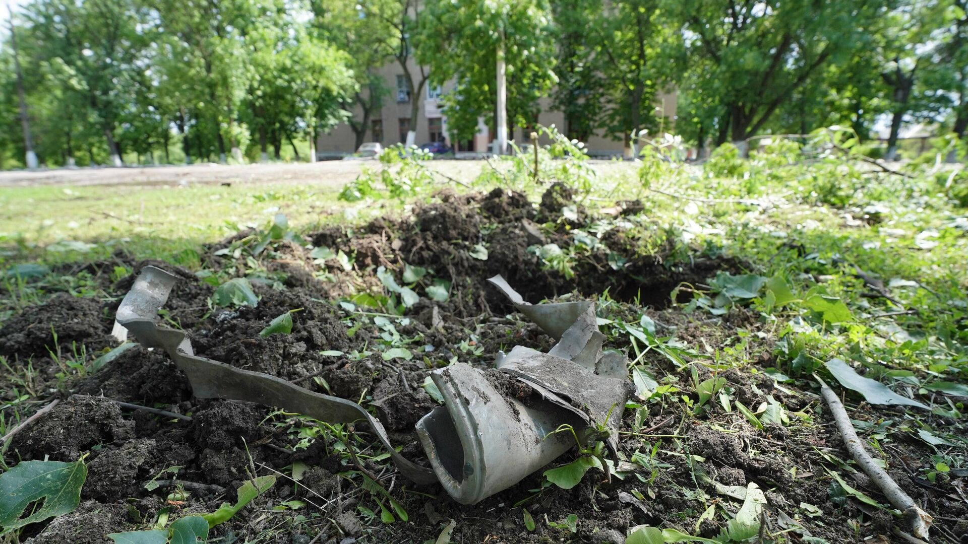 Ukrainian troops bombarded the center of Gorlovka from the MLRS