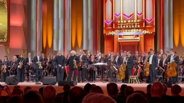 Концерт симфонического оркестра Мариинского театра у Великой Китайской стены