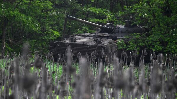 Боевая машина БМП-3 1-й Танковой армии ЗВО на Сватовском направлении