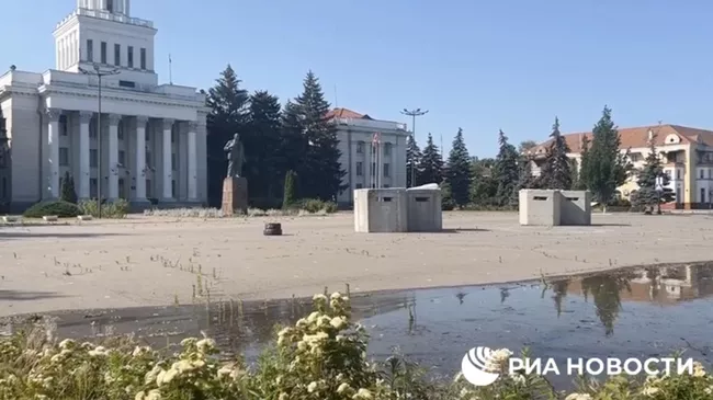 Затопление Новой Каховки после обстрела ВСУ Каховской ГЭС