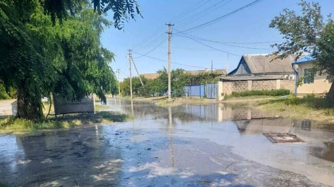 Затопление в селе Корсунка Херсонской области