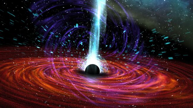 Иллюстрация черной дыры