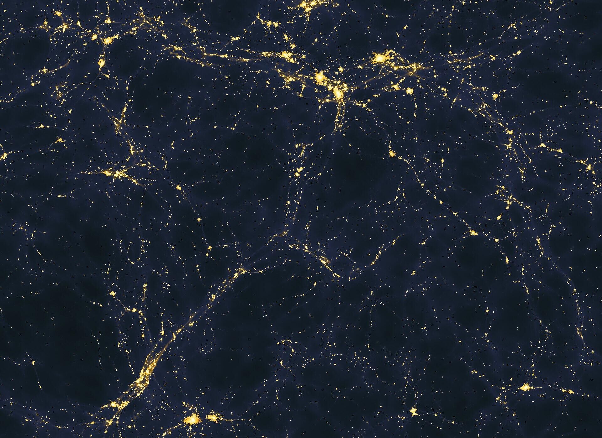 Галактические нити, стены и пустоты вместе образуют сетчатый каркас Вселенной - РИА Новости, 1920, 06.06.2023