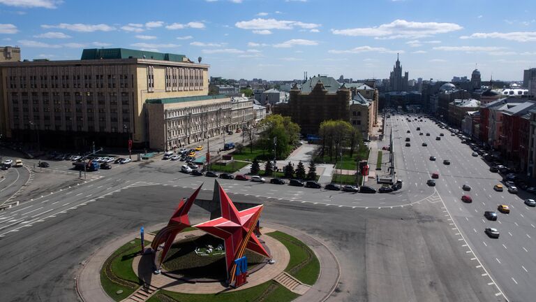 Москва в преддверии Дня Победы