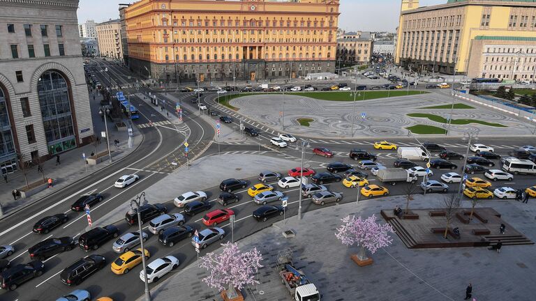 Лубянская площадь в Москве