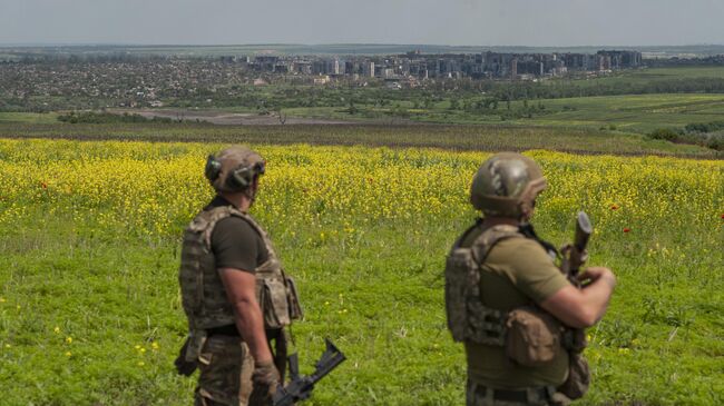 Украинские военнослужащие. Архивное фото