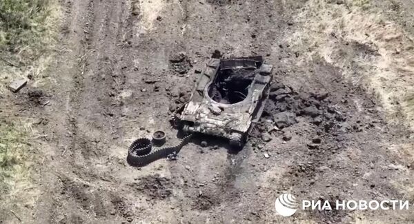 Минобороны РФ показало кадры уничтоженных танков.10 июня 2023