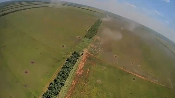 Кадры уничтожения украинских танков на Запорожском направлении
