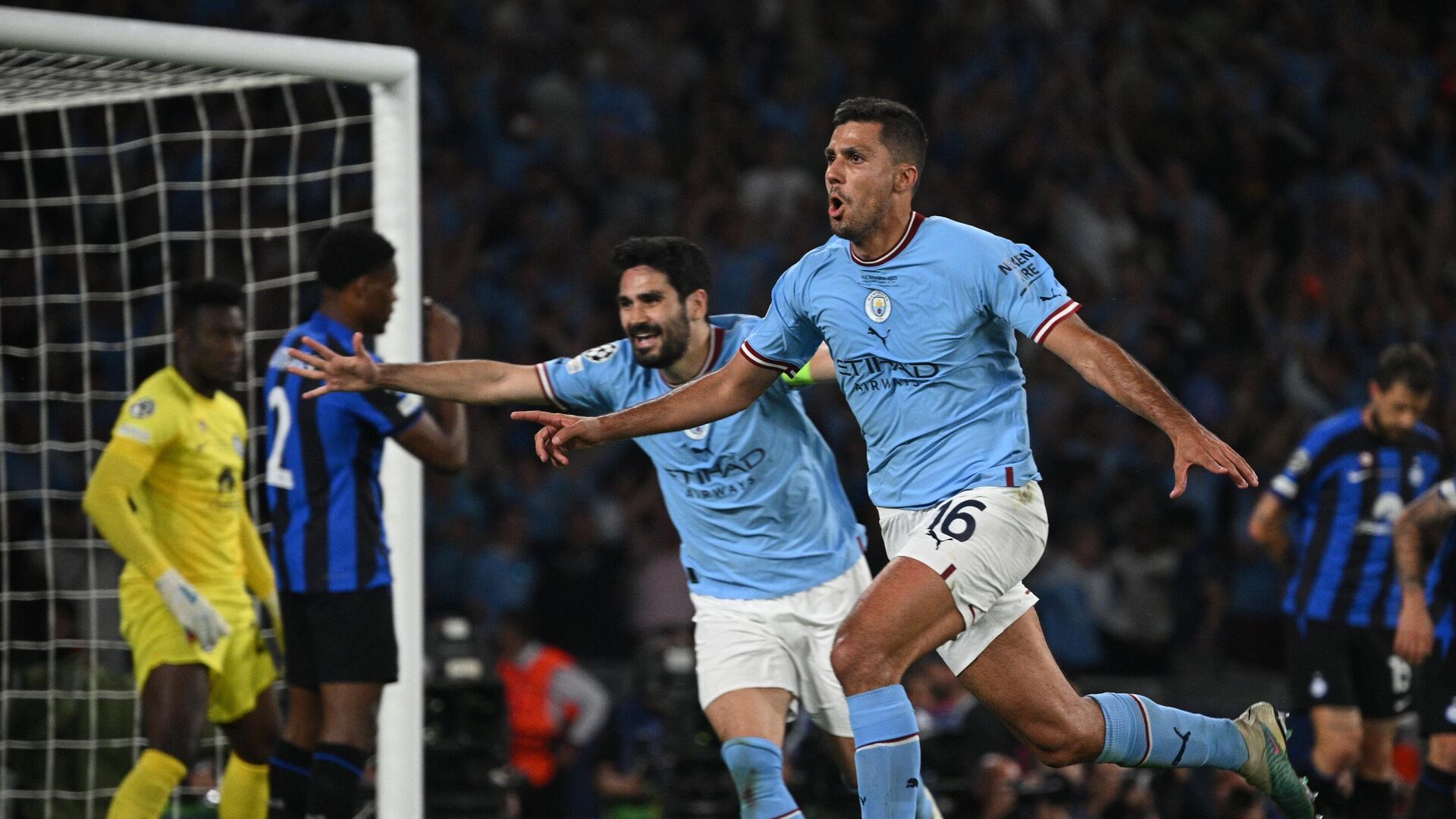 Manchester City won the Champions League for the first time in its history.