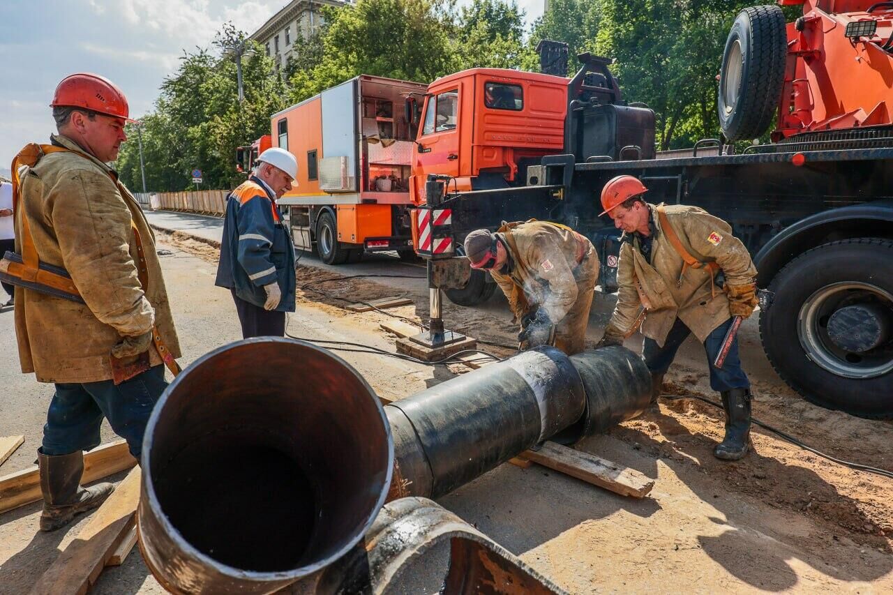 Реконструкция Фрунзенского газопровода в Москве - РИА Новости, 1920, 11.06.2023