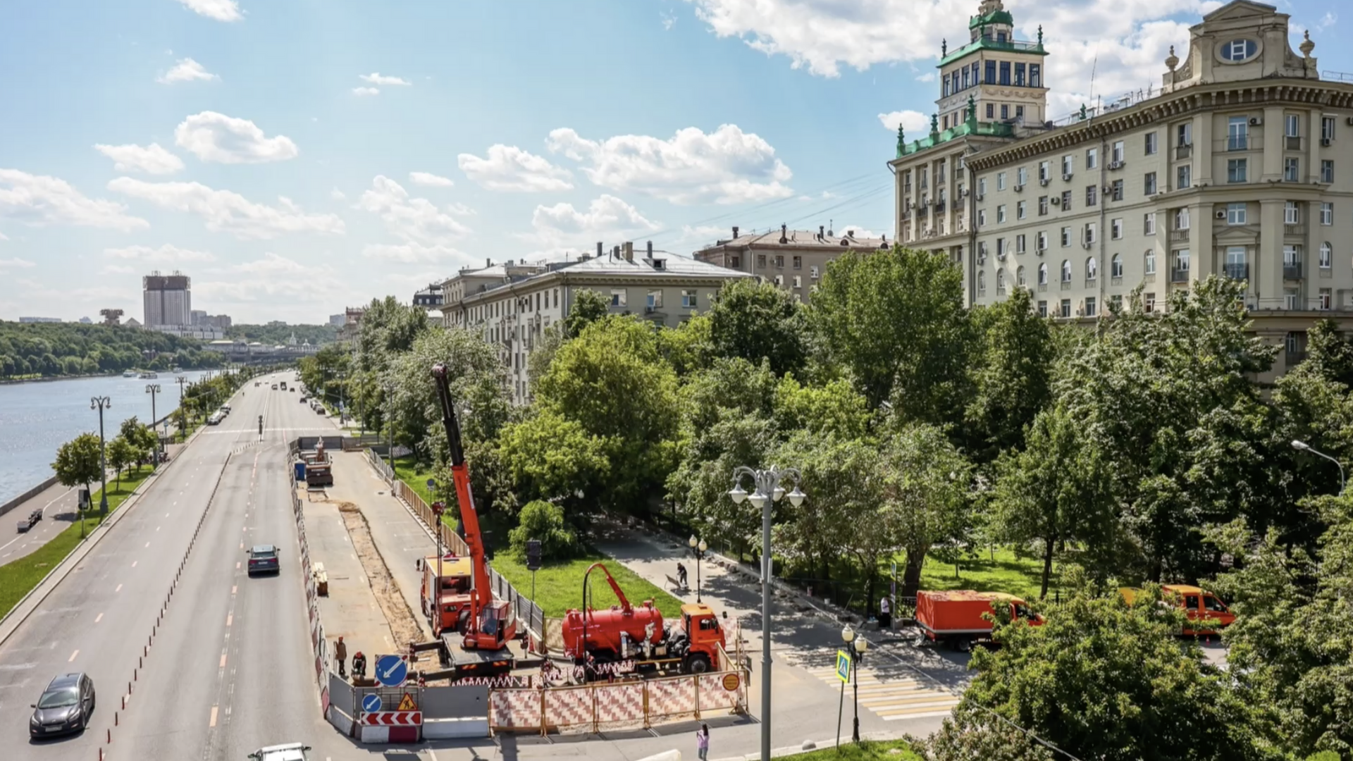 Реконструкция Фрунзенского газопровода в Москве - РИА Новости, 1920, 11.06.2023