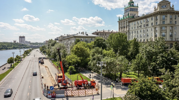 Реконструкция Фрунзенского газопровода в Москве