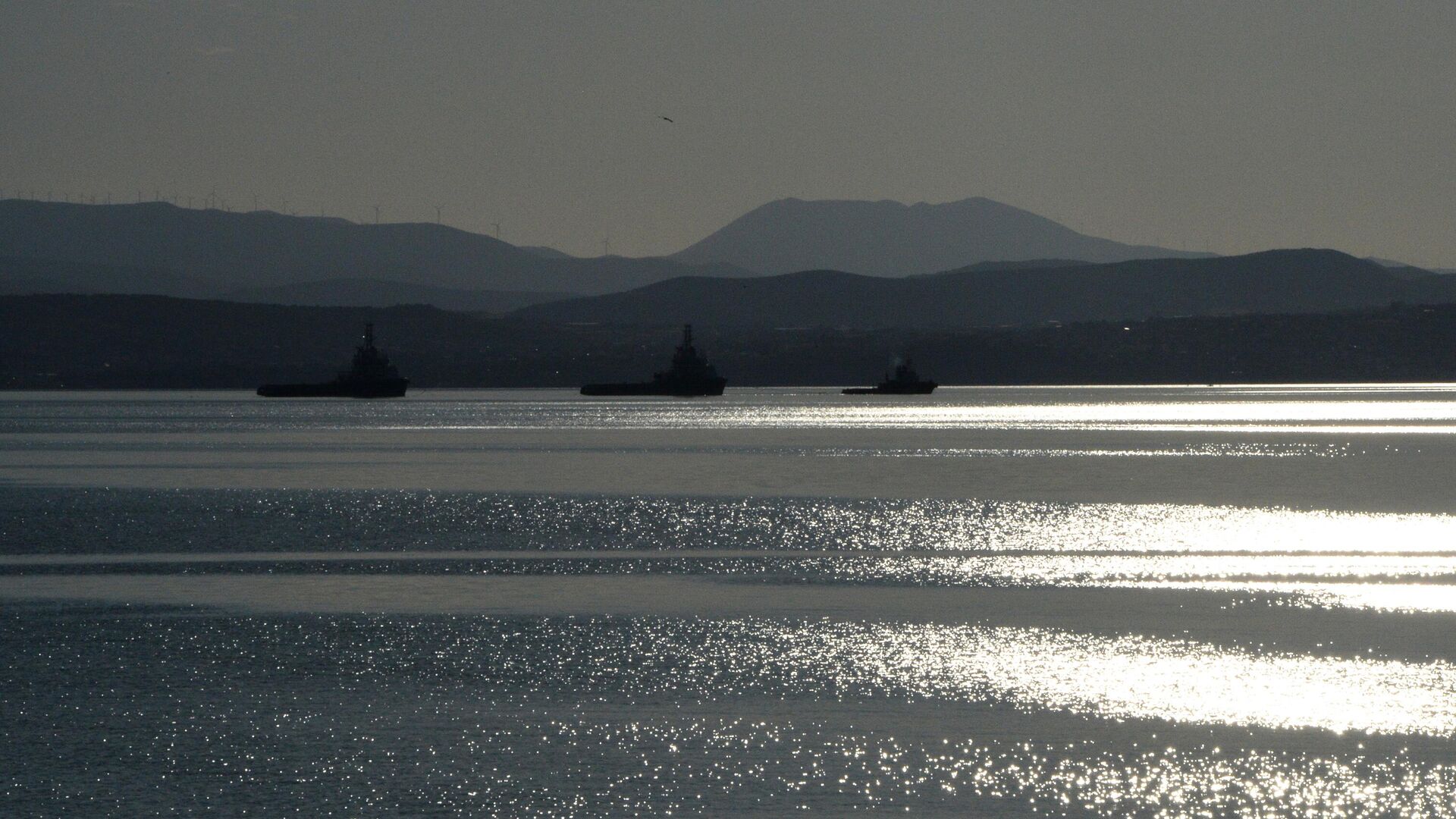 Корабли в заливе Эгейского моря - РИА Новости, 1920, 11.06.2023