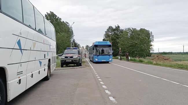 Возвращение из украинского плена российских военнослужащих