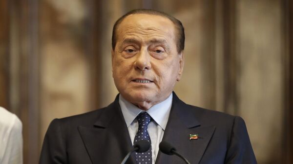 Лидер итальянской партии Forza Italia Сильвио Берлускони 