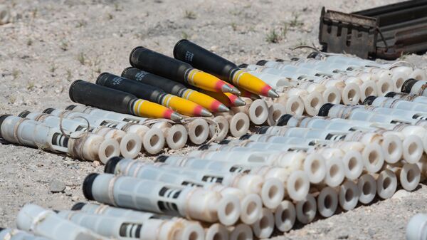 Снаряды с обедненным ураном на территории военного склада в штате Юта, США