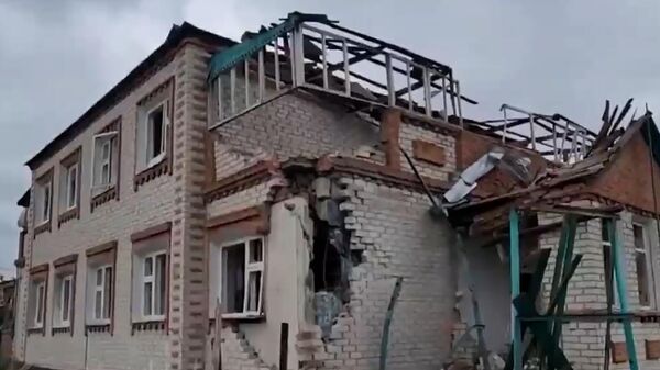 Кадры из Новой Таволжанки в Белгородской области, где украинские ДРГ использовали частные дома как укрытие