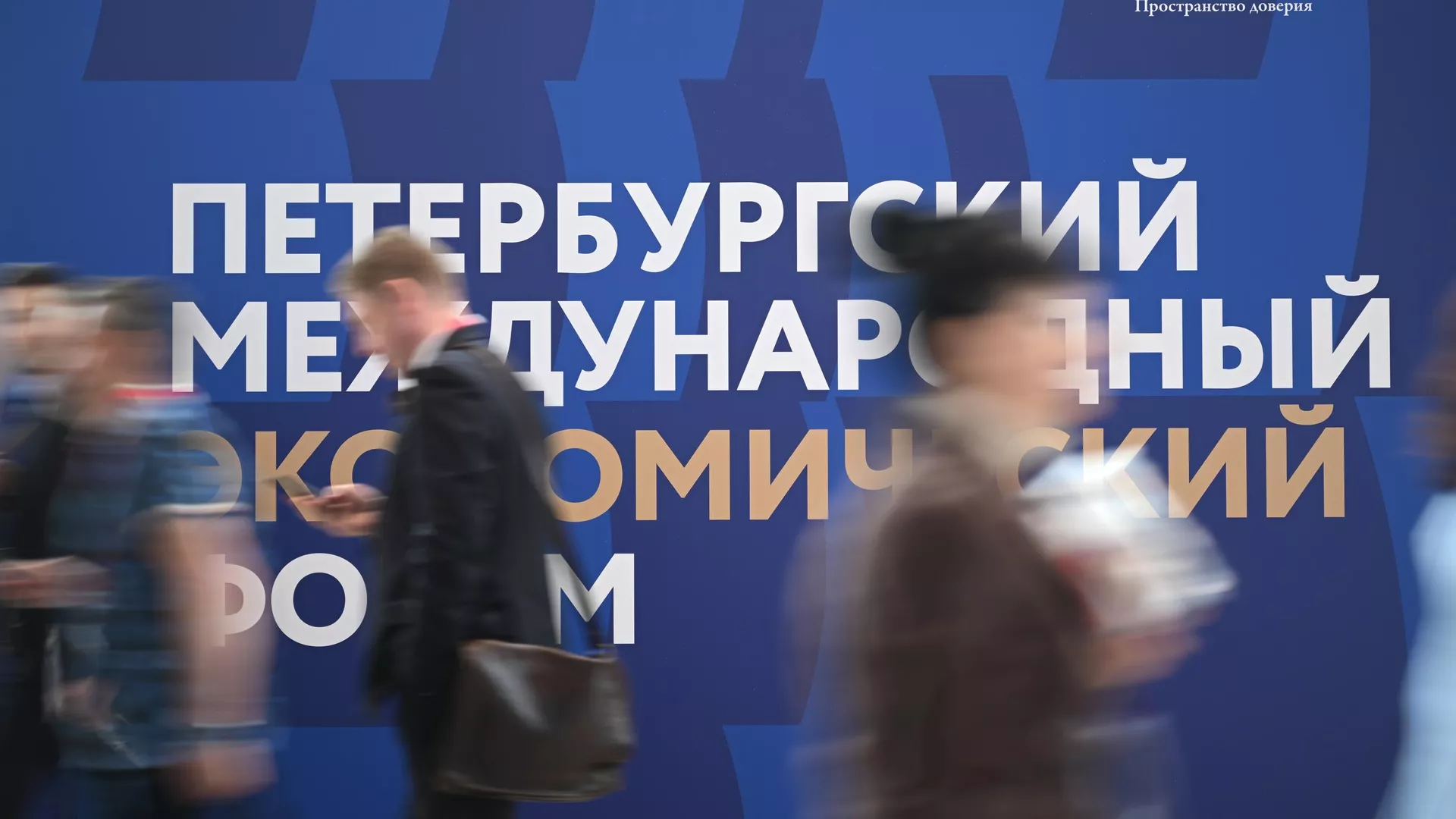 Участники форума в конгрессно-выставочном центре Экспофорум - РИА Новости, 1920, 14.06.2023
