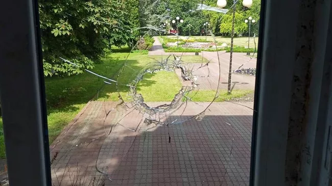 Последствия обстрела Глушковского района в Курской области со стороны ВСУ