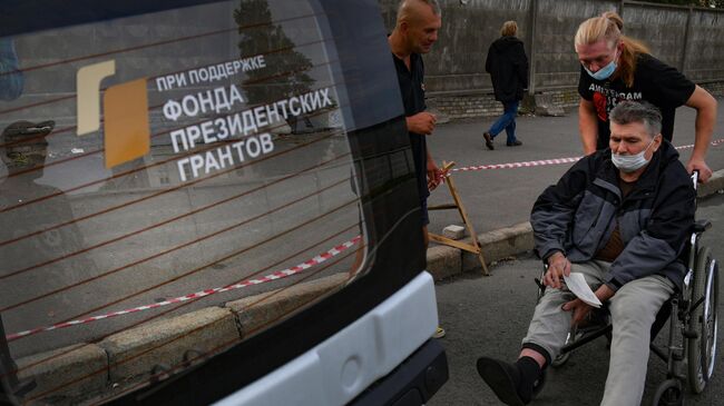 Работа благотворительного проекта Социальный Патруль в Санкт-Петербурге