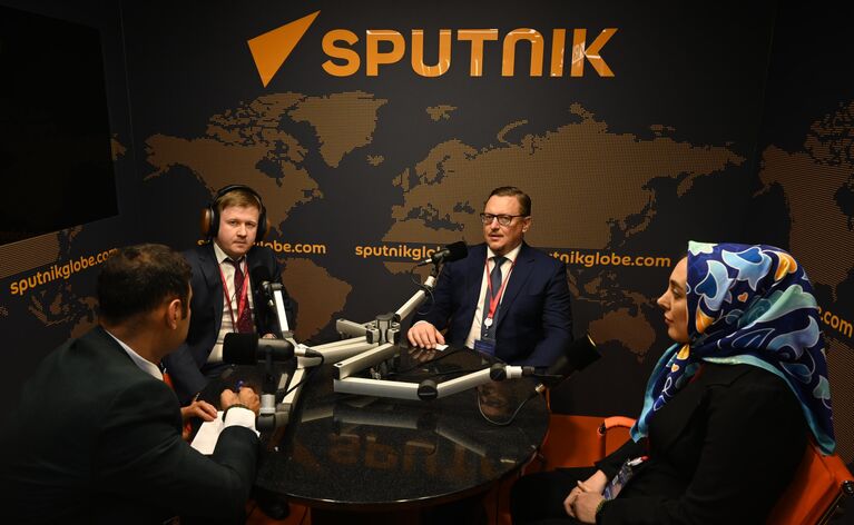 Работа студии радио Sputnik