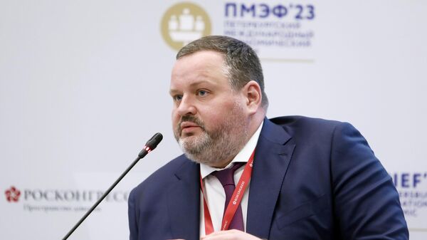 Глава Минтруда Антон Котяков на ПМЭФ-2023