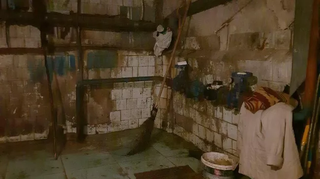 Фото грязного бомбоубежища, размещенное в украинских СМИ