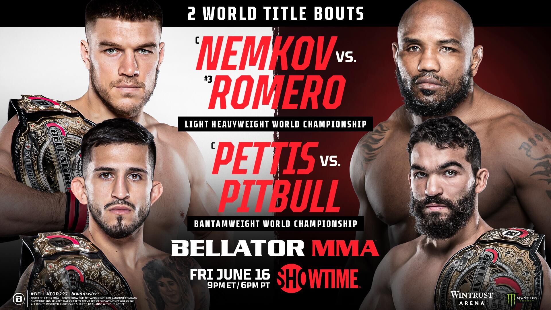 Постер турнира Bellator 297 - РИА Новости, 1920, 17.06.2023