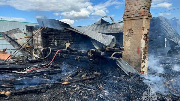 Пожар в частном доме в Тукаевском МР в Татарстане