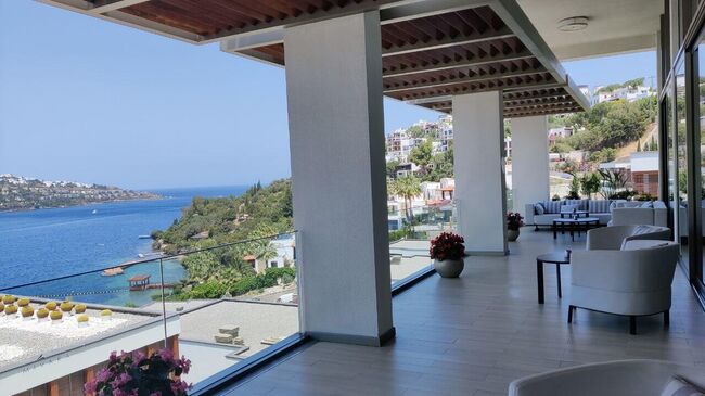 Бодрум. Вид с террасы отеля Mivara Luxury Bodrum