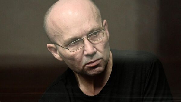Гражданин Украины Дмитрий Голубев, обвиняемый в терроризме, на заседании в Южном окружном военном суде