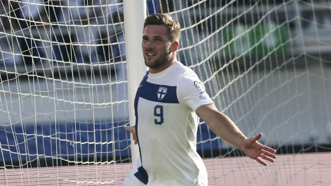 Футболист сборной Финляндии Беньямин Кельман