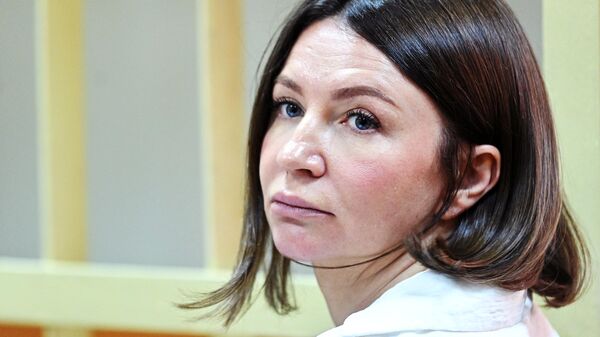 Блогер Елена Блиновская в Пресненском районном суде Москвы