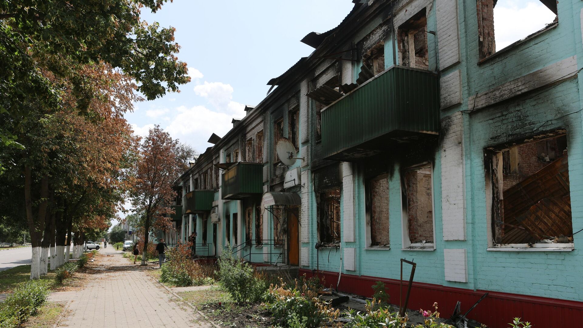 Последствия обстрелов в Шебекино Белгородской области - РИА Новости, 1920, 30.06.2023