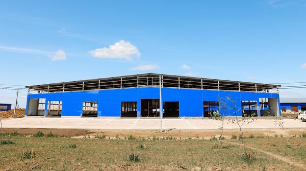 Строящийся животноводческий комплекс на 2400 коров в Амурской области