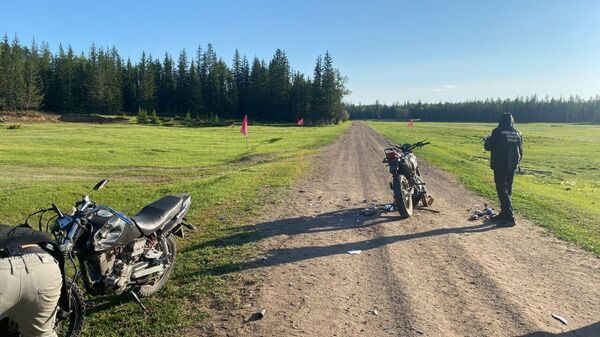В Нюрбинском районе Якутии произошло столкновение двух мотоциклов
