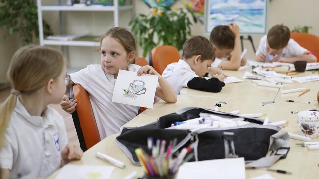 Дети на занятиях