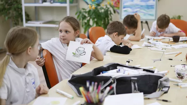 Дети на занятиях