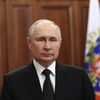 Президент РФ Владимир Путин во время обращения к гражданам России.